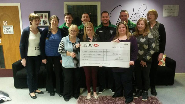 St Johns Football club donation